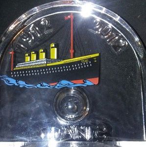 Piece of coal from rms titanic